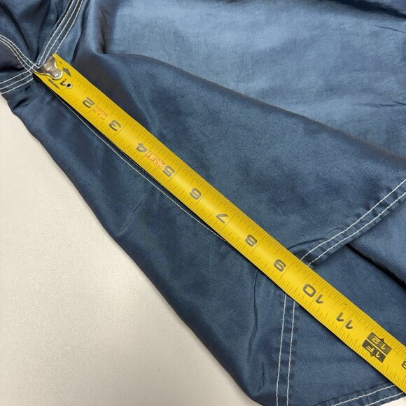 Vintage Quiksilver Board Shorts Swim Trunks Mens 38 Blue Y2K 90s - Picture 10 of 11